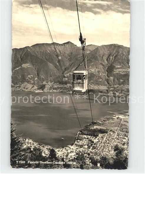 Seilbahn Funivia Orselina-Cardada