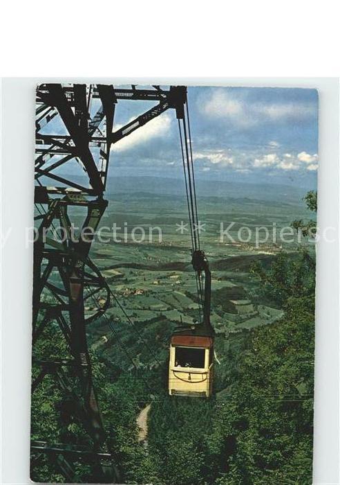 Seilbahn Schauinsland Freiburg im Breisgau Rheintal
