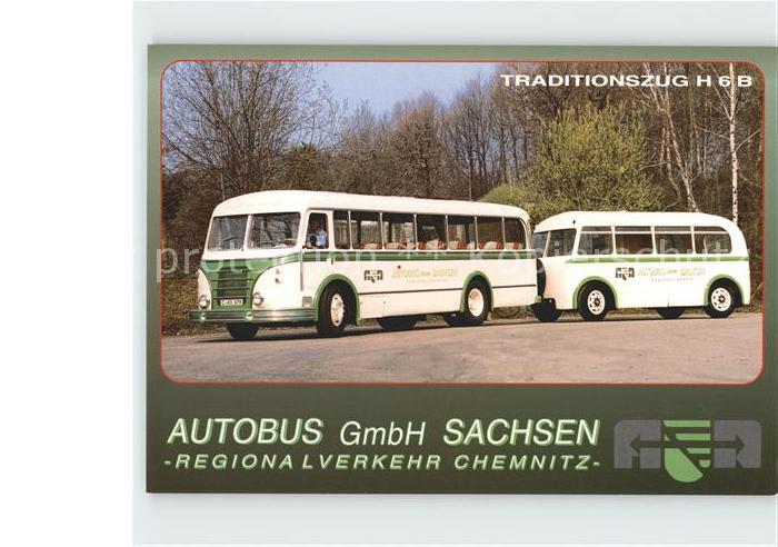 Autobus Omnibus Traditionszug H 6 B Sachsen Chemnitz