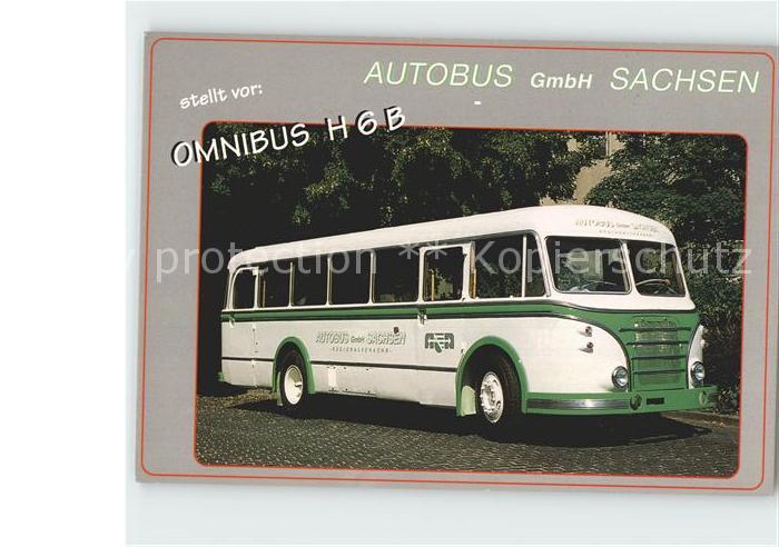 Omnibus Autobus H 6 B Sachsen