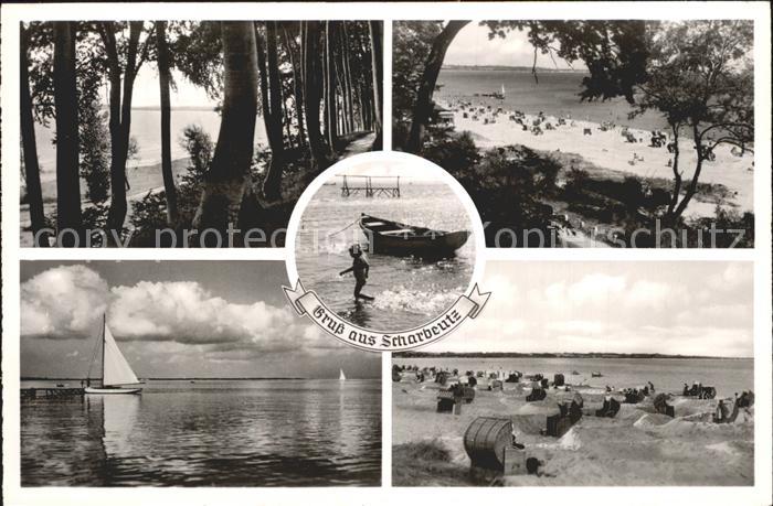 Scharbeutz Ostseebad Strand Segelboot