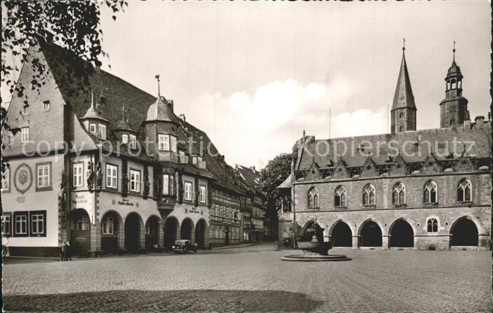 GOSLAR Harz Niedersachsen Kaiser Worth Rathaus