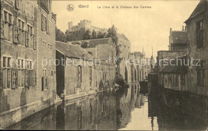 Gand Belgien Lieve Chateau Comtes