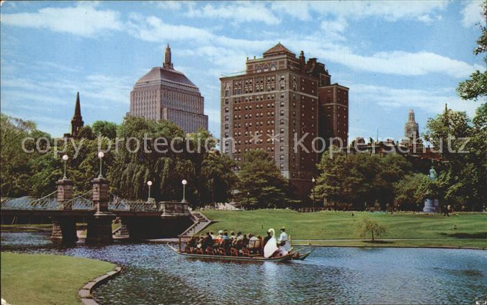 Boston Massachusetts Swan Boat Gardens