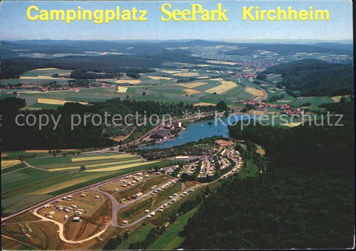 Kirchheim Hessen Campingplatz Seepark Fliegeraufnahme