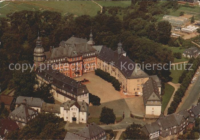 Berleburg Bad Schloss Fliegeraufnahme