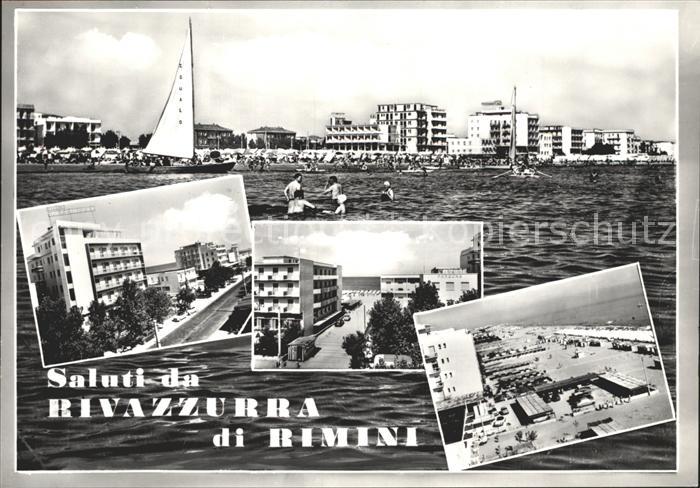 Rivazzurra Strand Segelboot