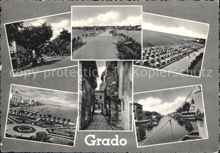 Grado Gorizia Strand Promenade Hafen