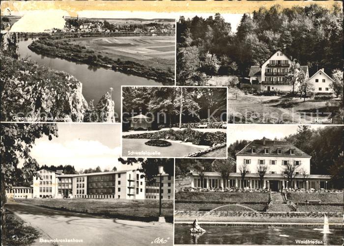 Bad Abbach Schwefelquelle Waldfrieden Rheumakrankenhaus