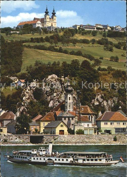 Marbach Donau Wallfahrtskirche Maria Taferl Dampfer