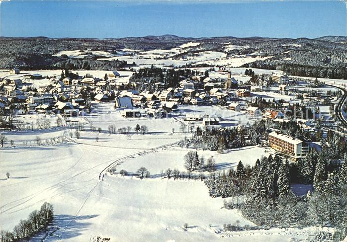 Hoechenschwand Schwarzwald BW Hoehensanatorium Fliegeraufnahme