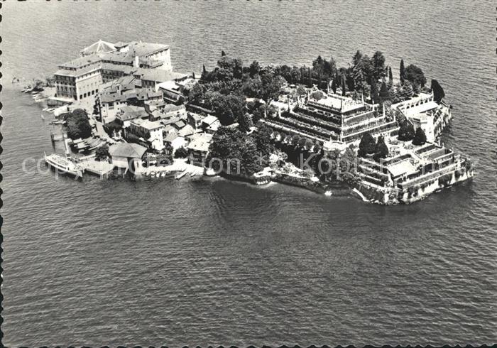 Isola Bella Lago Maggiore Fliegeraufnahme