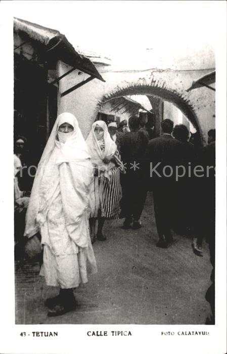 Tetuan Calle tipica