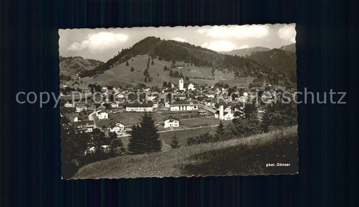 Oberstaufen Oberallgaeu Bayern totalansicht
