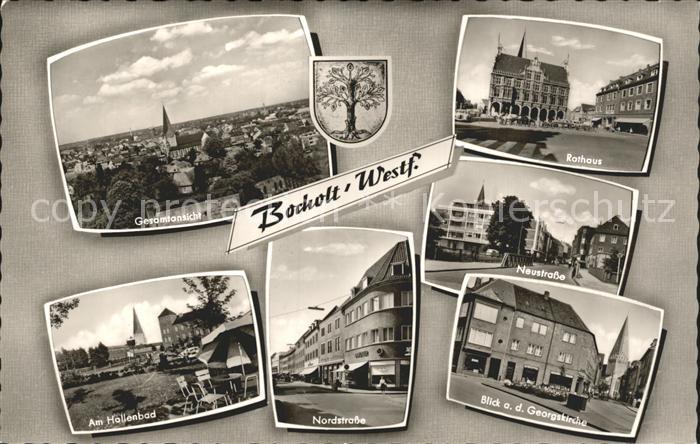 Bocholt Westfalen Total Rathaus Am Hollenbad Nordstr Georgskirche Neustr