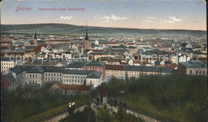 Bruenn Brno Panorama vom Spielberg