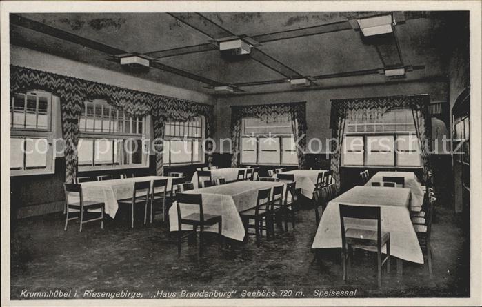 Krummhuebel Riesengebirge Haus Brandenburg Gastraum