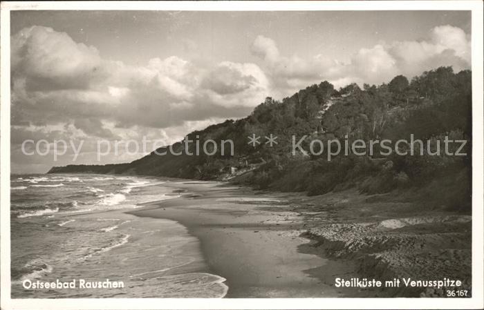 Rauschen Ostseebad Steilkueste mit Venusspitze