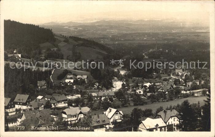 Krummhuebel Riesengebirge Neuhaeuser Panorama