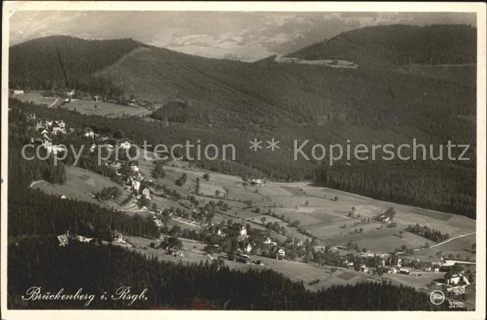 Brueckenberg Riesengebirge Blick von der Koppe
