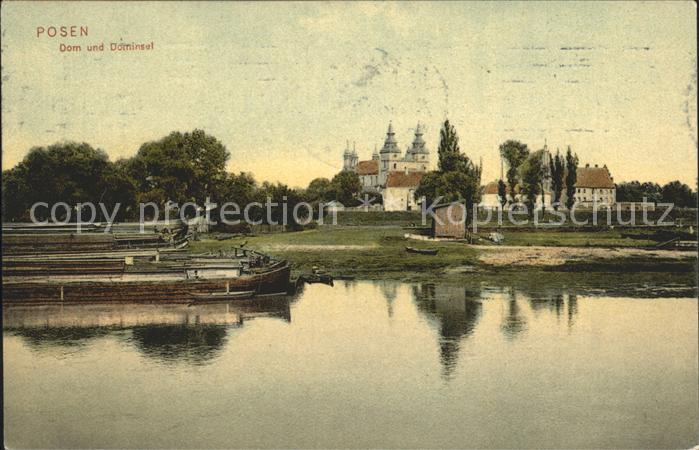 Posen Poznan Dom und Dominsel