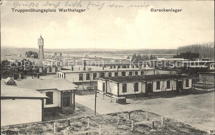 Warthelager Truppenuebungsplatz Barackenlager