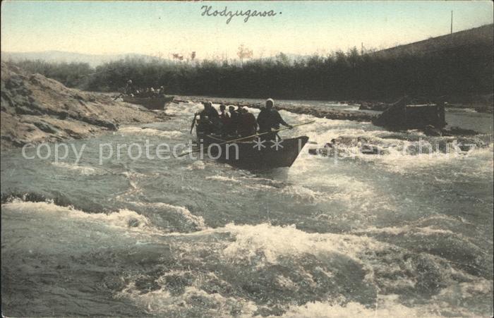 Japan Hodzugawa Boot Stromschnellen