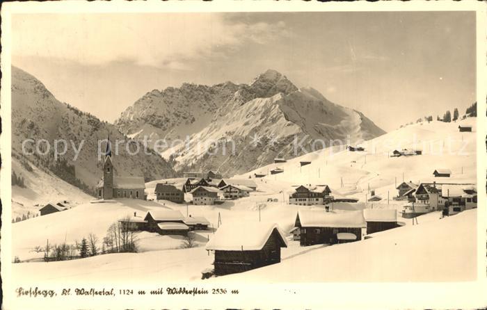 Hirschegg Kleinwalsertal Vorarlberg Haus Bergkameradschaft mit Widderstein