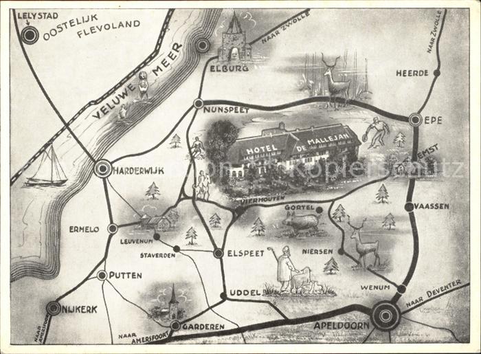 Vierhouten Hotel De Mallejan Lageplan