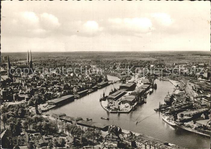 LueBECK CITY Fliegeraufnahme