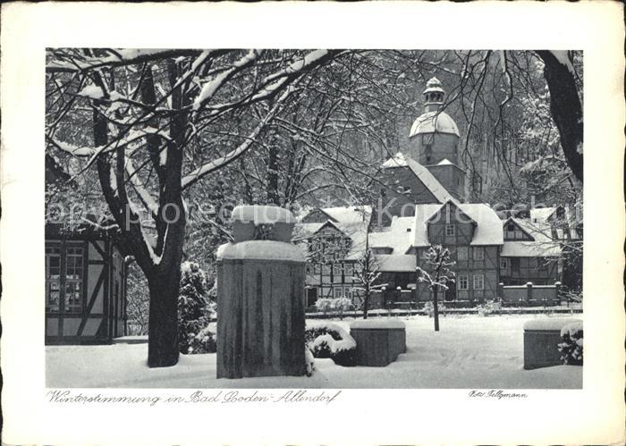 Bad Sooden-Allendorf Dorfpartie Winteridyll
