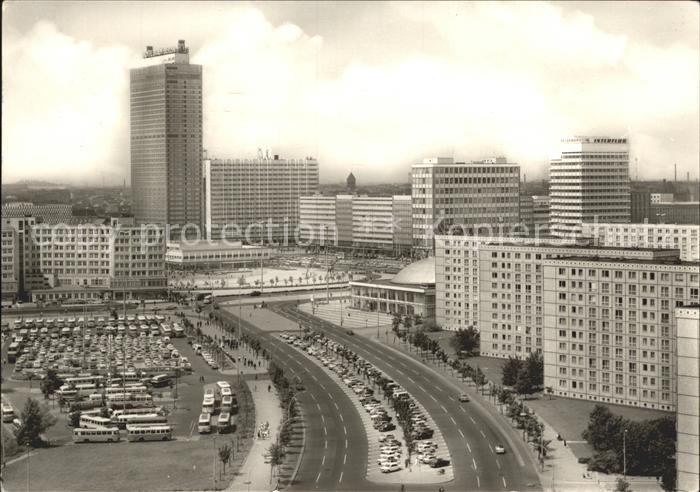 BERLIN  CITY Blick auf Alexanderplatz und Alexanderstrasse