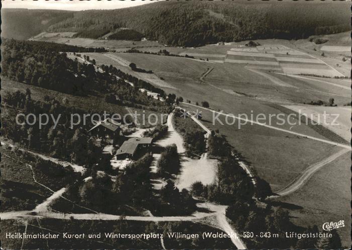 Willingen Sauerland Liftgaststaette Fliegeraufnahme