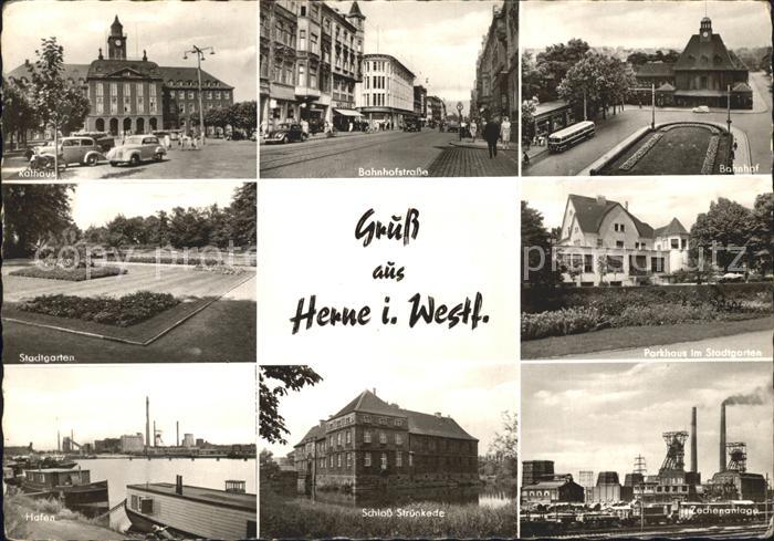 Herne Westfalen Rathaus Bahnhofstr Bahnhof Stadtgarten Parkhaus Hafen Schloss St