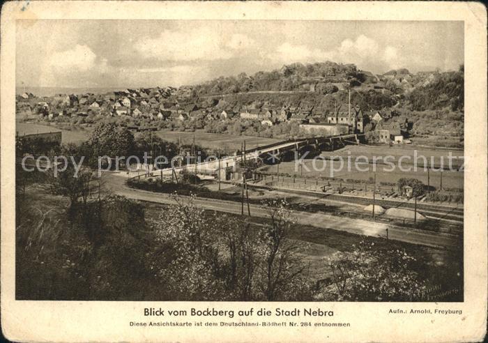 Nebra Unstrut Blick vom Bockberg