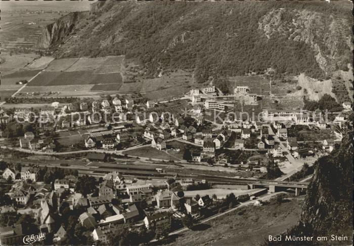 Bad Muenster Stein Ebernburg Fliegeraufnahme