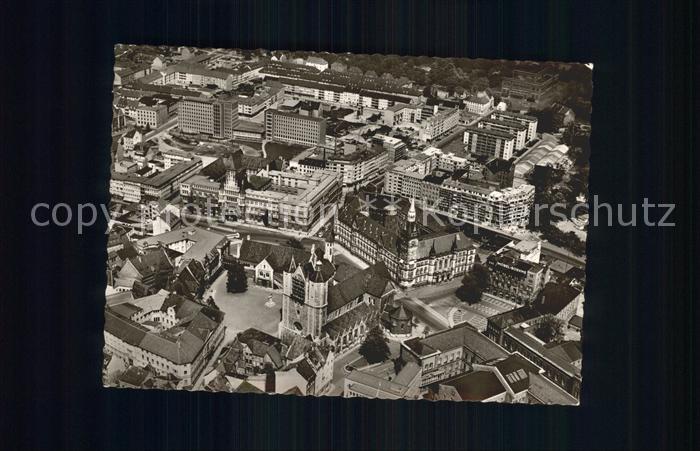 BRAUNSCHWEIG  CITY Stadtmitte Fliegeraufnahme