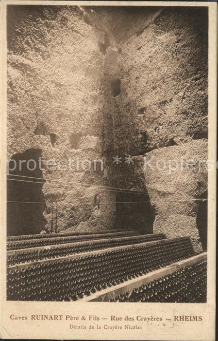 Rheims Caves Ruinart Pere et Fils Rue des Crayeres