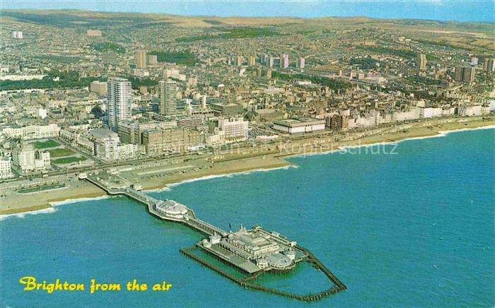 BRIGHTON  East Sussex UK From the air
