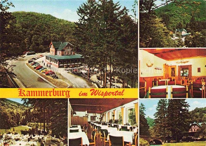 Lorch Rhein Hessen Waldgasthaus Kammerburg im Wispertal