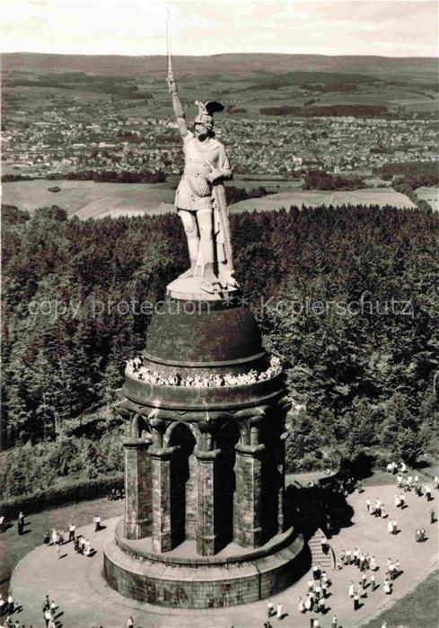 Hermannsdenkmal Detmold Lippe NRW im Teutoburger Wald