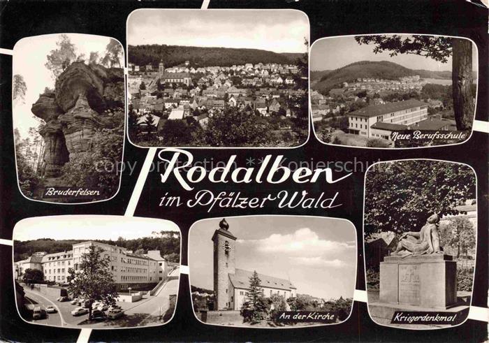 Rodalben Rheinland-Pfalz Kirche Bruderfelsen Kriegsdenkmal