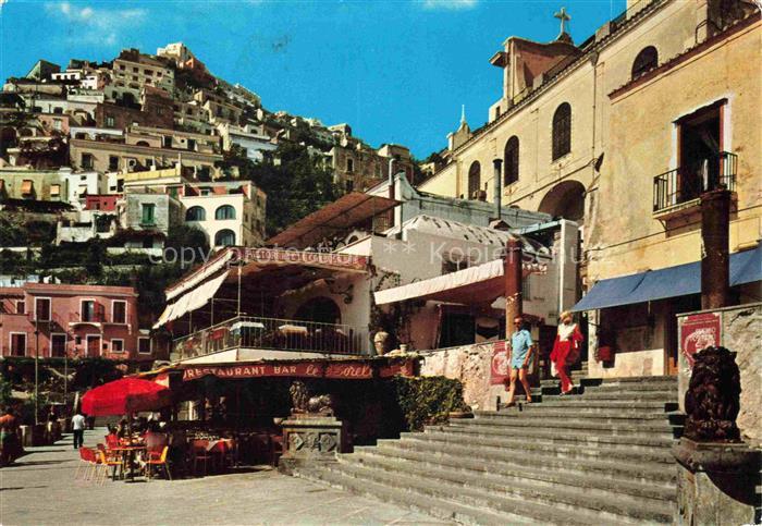 Positano Salerno Campania IT Charakteristisch Ecke