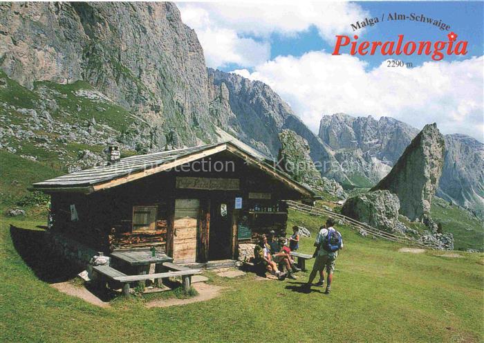 St Christina Groeden IT Pieralongia Malga Alm Schwaige