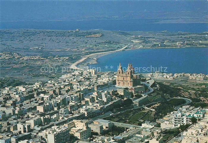 Mellieha Malta Aerial View