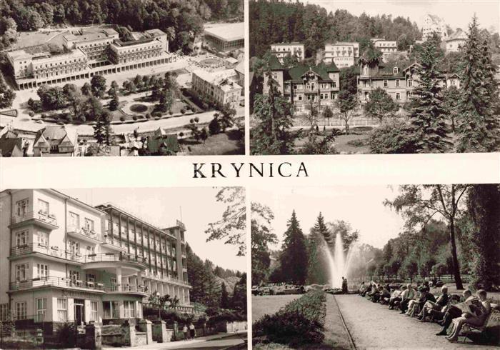 Krynica  Zdroj Kryniga Nowy Sacz PL Nowy Dom Zdrojowy Fragment uzdrowiska