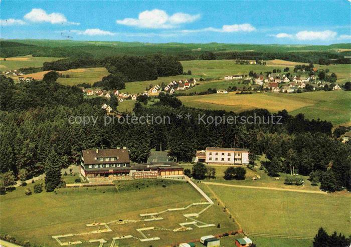 Marienheide Oberbergischer Kreis NRW VdH-Waldhotel Brucher-Talsperre Luftbild Wa