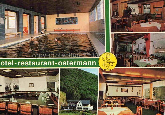 Luetzbach Treis-Karden Rheinland-Pfalz Hotel-Ostermann Hallenbad Schwimmbad Rest
