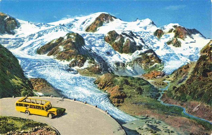Postauto Postbus Omnibus-- Sustenstrasse Steingletscher