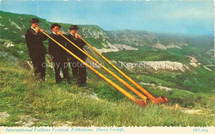 Alphorn Cor des Alpes-- International Folklore Festival Swiss Group Schweiz